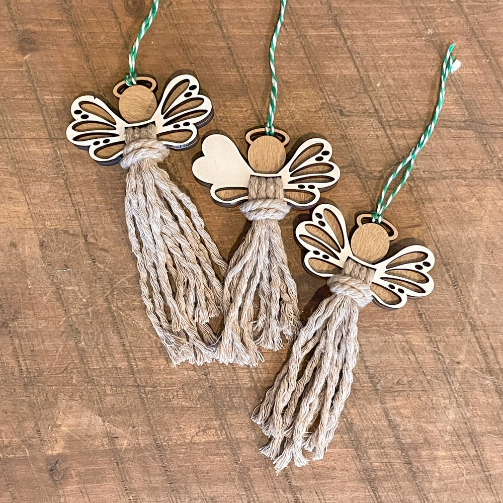 Memory Angel Ornament Script And Grain