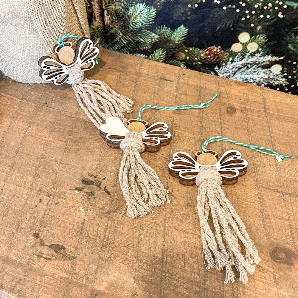 Memory Angel Ornament Script And Grain
