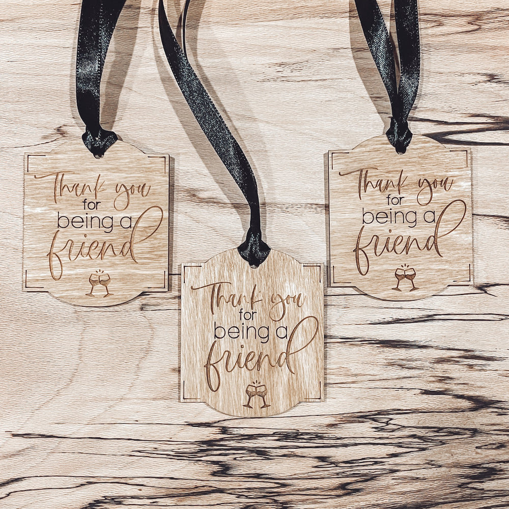 "Thank You for Being a Friend" Wine Tag Collection