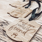 "Thank You for Being a Friend" Wine Tag Collection