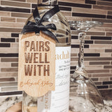 "Pairs Well With" Wine Tag Collection
