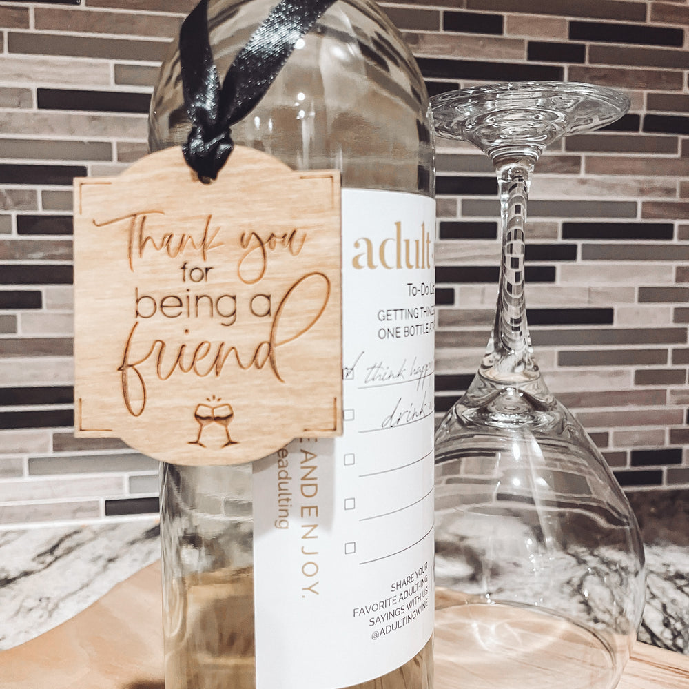 "Thank You for Being a Friend" Wine Tag Collection
