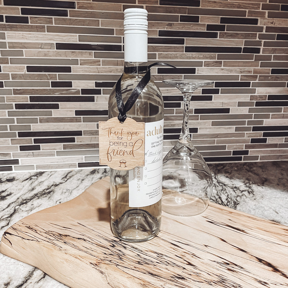 "Thank You for Being a Friend" Wine Tag Collection