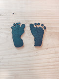 Baby Footprint Farmhouse Sign