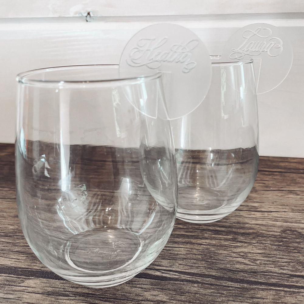Circle Drink Tags