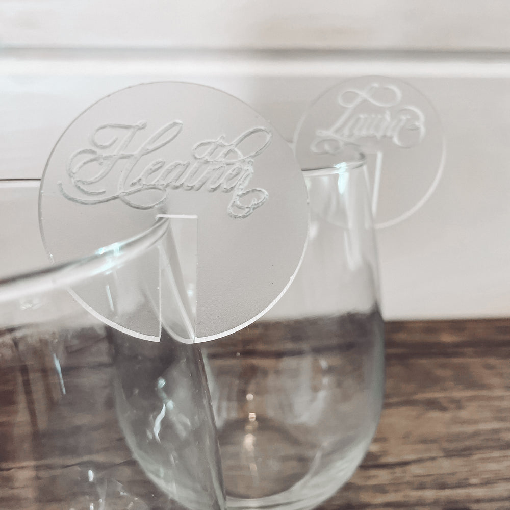 Circle Drink Tags