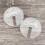Circle Drink Tags