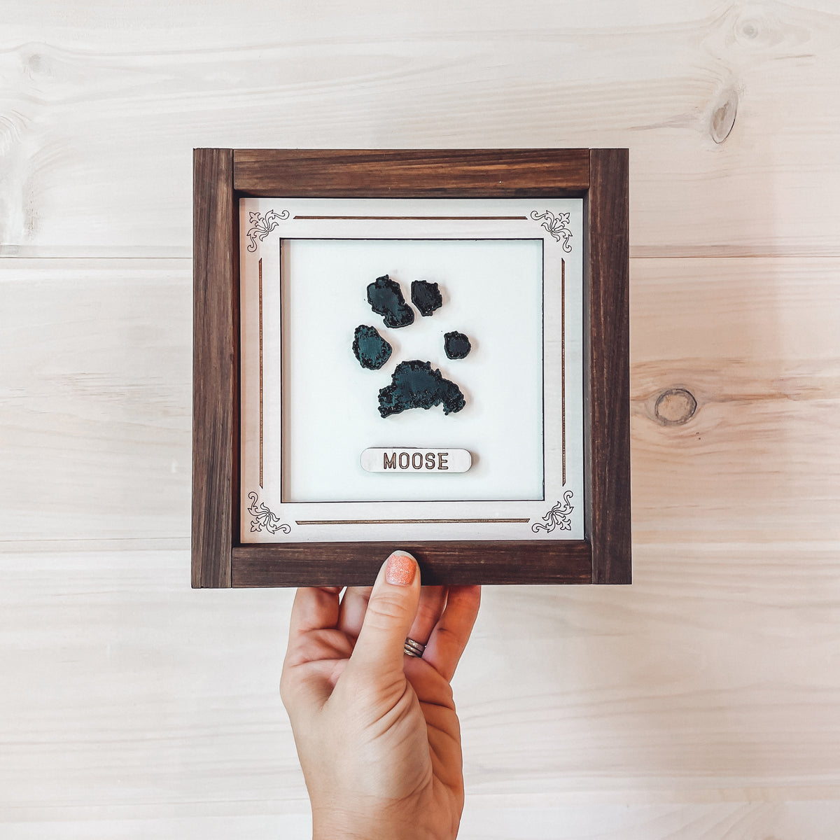 Dog Paw Print Frame Ideas