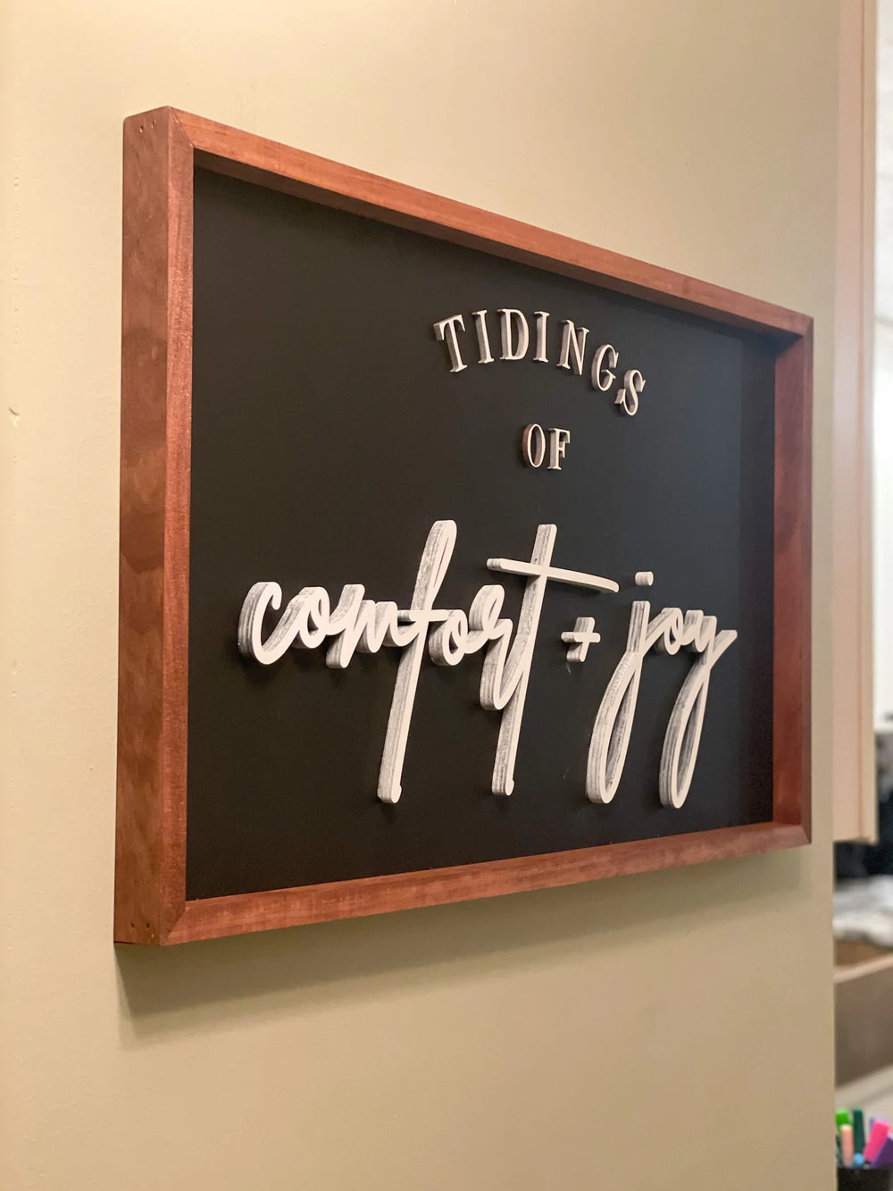 Good Tidings Modern Farmhouse Style Sign