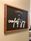 Good Tidings Modern Farmhouse Style Sign