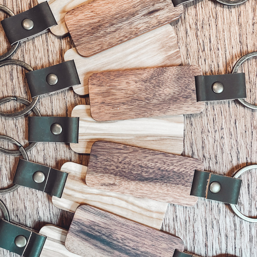 Custom Wooden Keychain