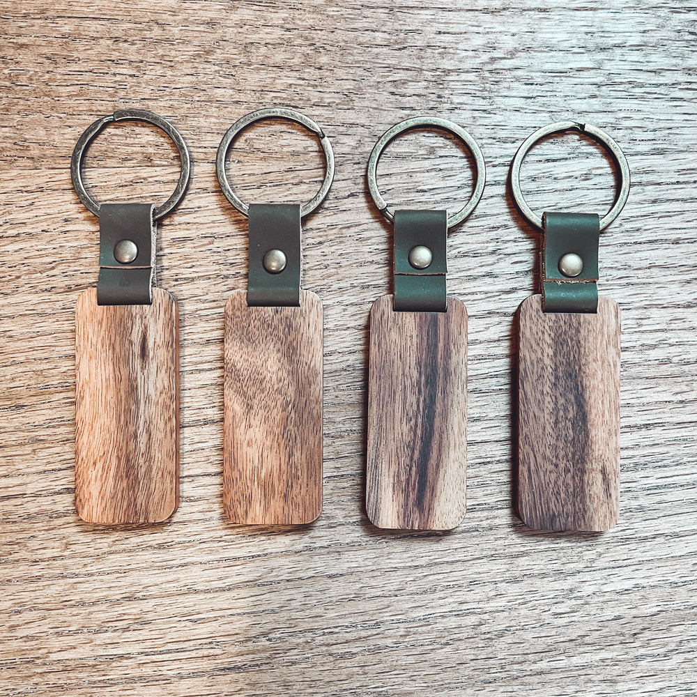 Custom Wooden Keychain