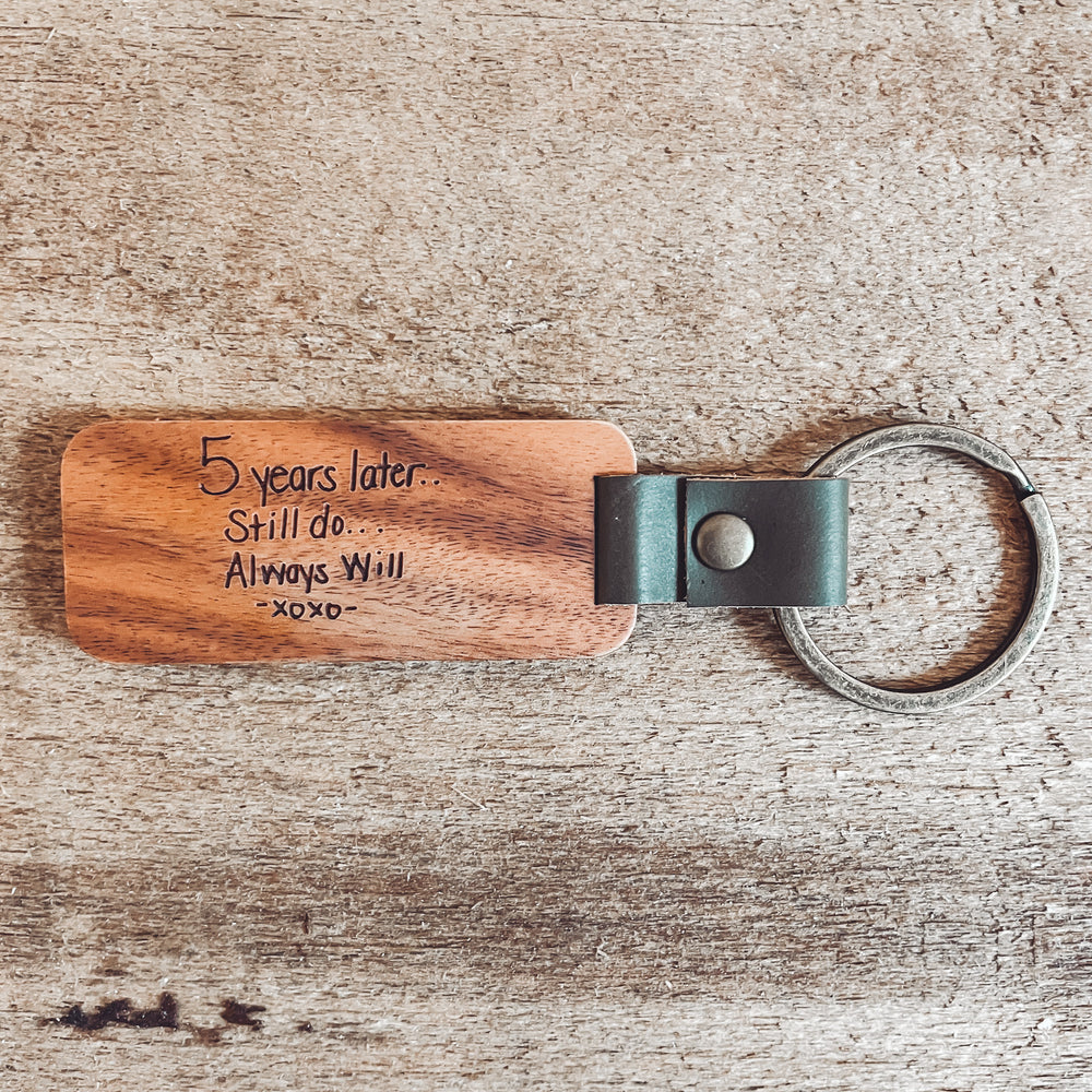 Custom Wooden Keychain