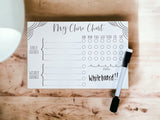 Chore Chart White Board for Kids
