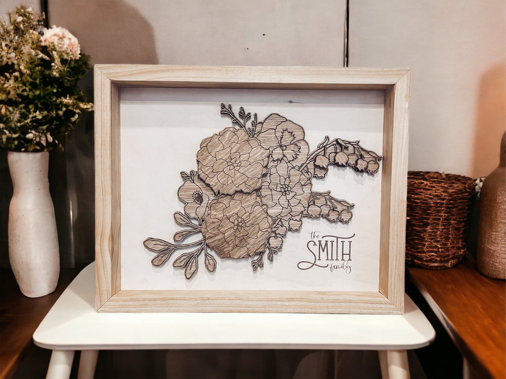 Bouquet Bar: Box-Framed Bouquet