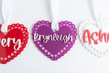 Heart Doily Valentine Tags for Decor or Gifts